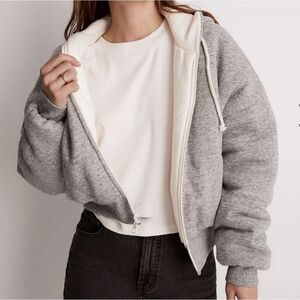 Madewell Reversible Puffer Hoodie Size XL